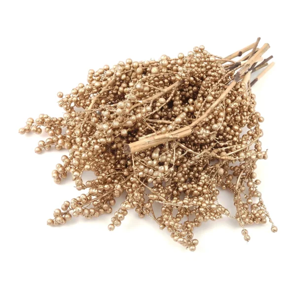 Golden Canella EX44: a dried branching stem laden with small round berry-like seeds