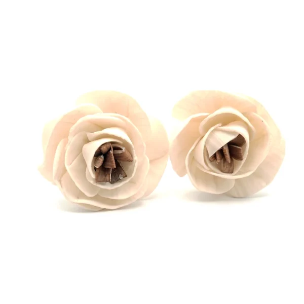 Sola Center Skin Wood Rose SO37: an open ivory rose
