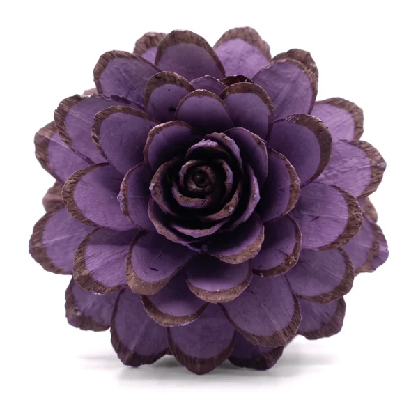 Sola Adok Skin Dalia SO54: a purple dyed dahlia with tiers of rounded petals