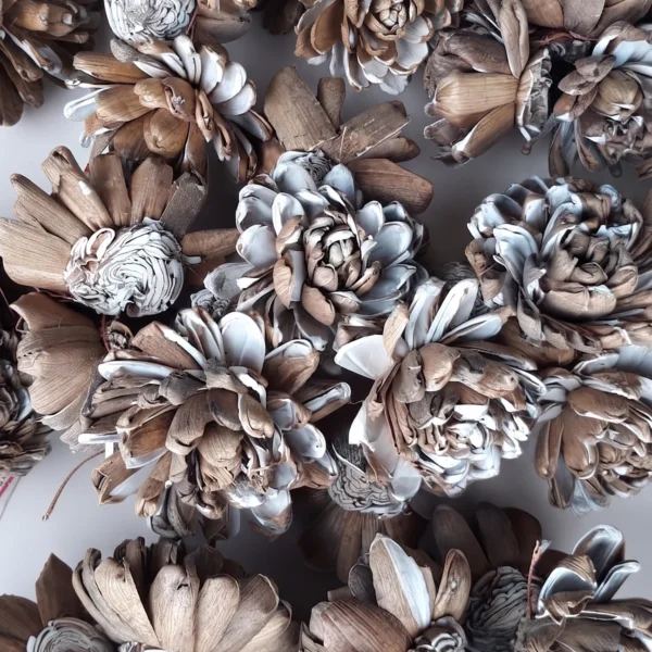 Sola Special Skin Dalia SO57: rustic dahlia-form flowers made with the sola skin