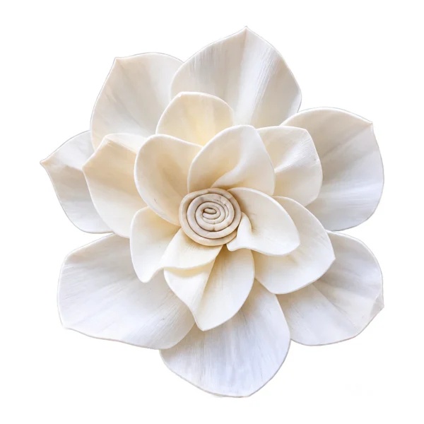 Sola Gardenia Flower SO87: large handmade sola gardenia-style flower